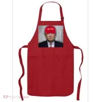 Trump Mugshot MAGA Apron thumb 0