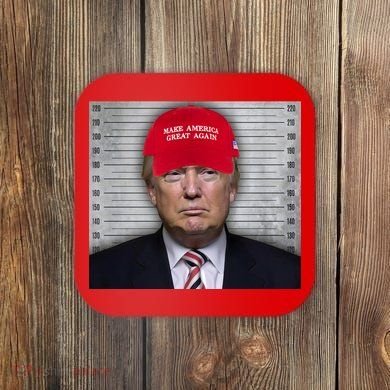 Trump Mugshot MAGA Coaster
