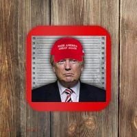 Trump Mugshot MAGA Coaster thumb 0