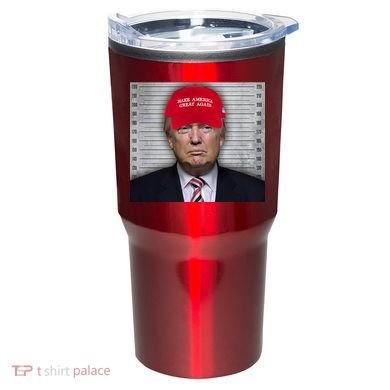 Trump Mugshot MAGA Tumbler