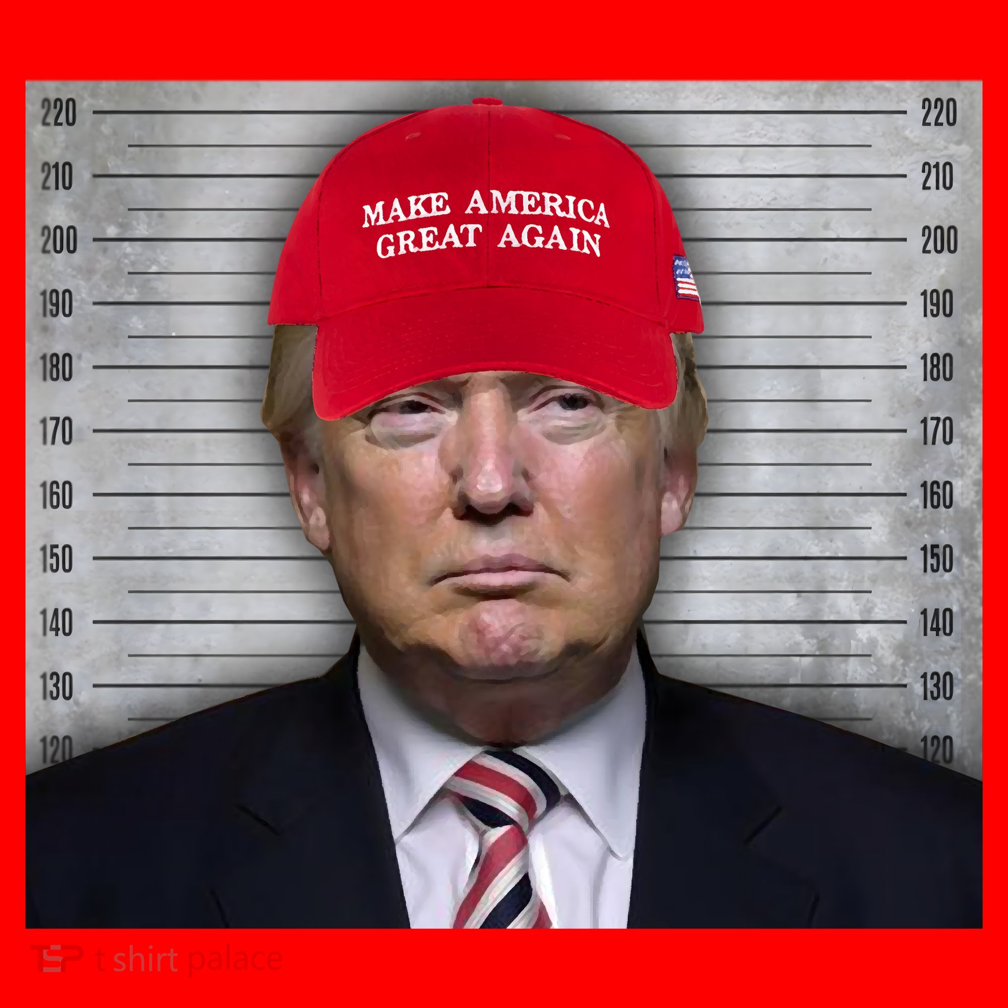 Trump Mugshot MAGA Mousepad