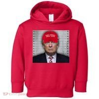 Trump Mugshot MAGA Toddler Hoodie thumb 0