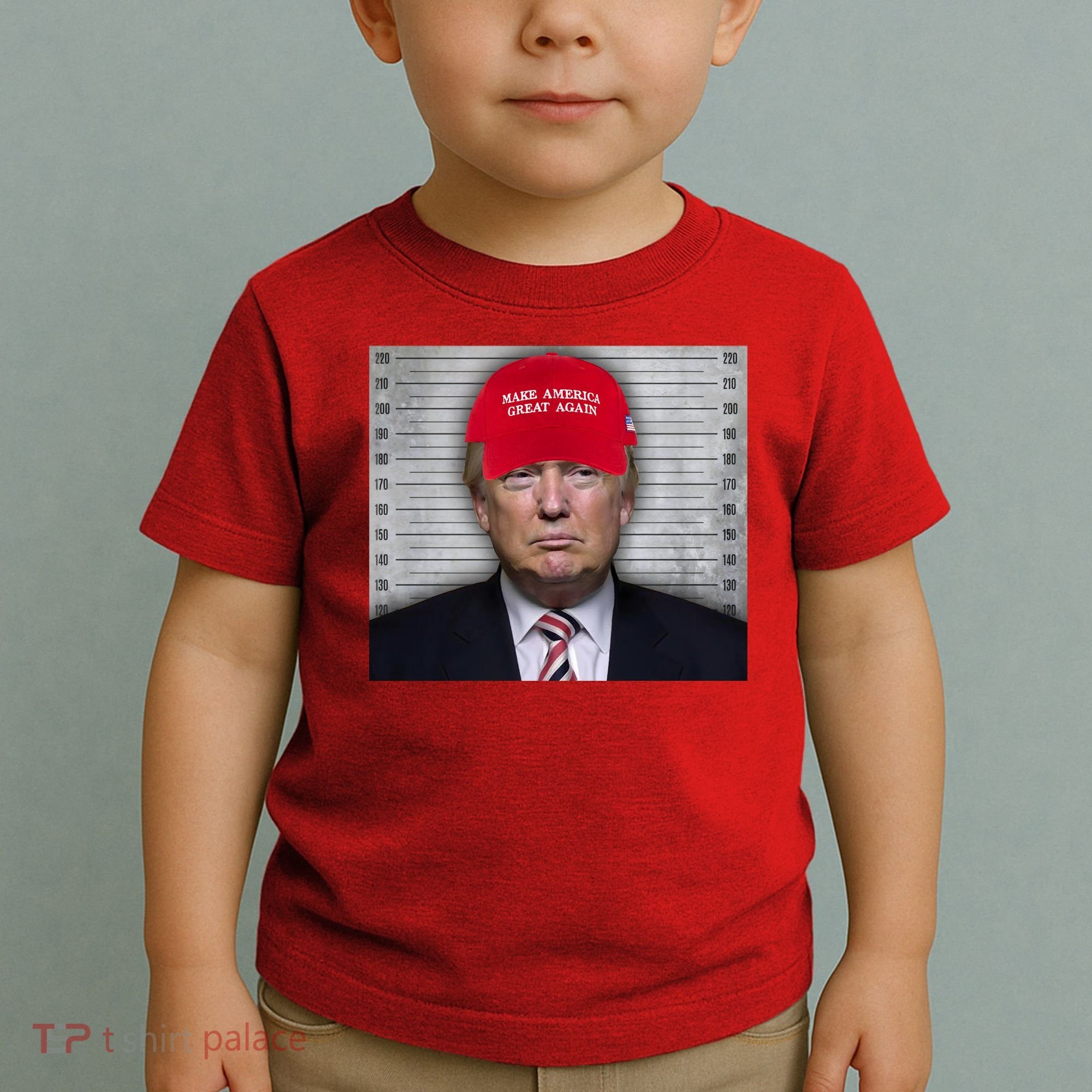 Trump Mugshot MAGA Toddler T-Shirt