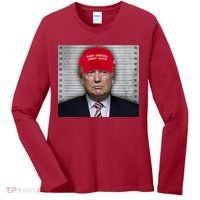 Trump Mugshot MAGA Women's Long Sleeve Shirt thumb 0