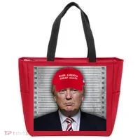 Trump Mugshot MAGA Tote Bag thumb 0