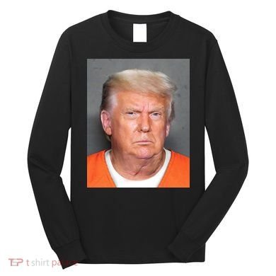 Trump Mugshot Long Sleeve Shirt