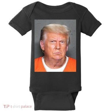 Trump Mugshot Baby Bodysuit