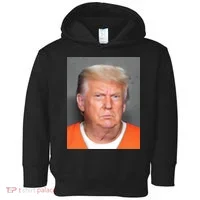 Trump Mugshot Toddler Hoodie thumb 0