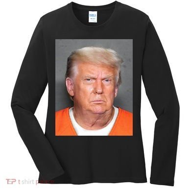 Trump Mugshot Women's Long Sleeve Shirt
