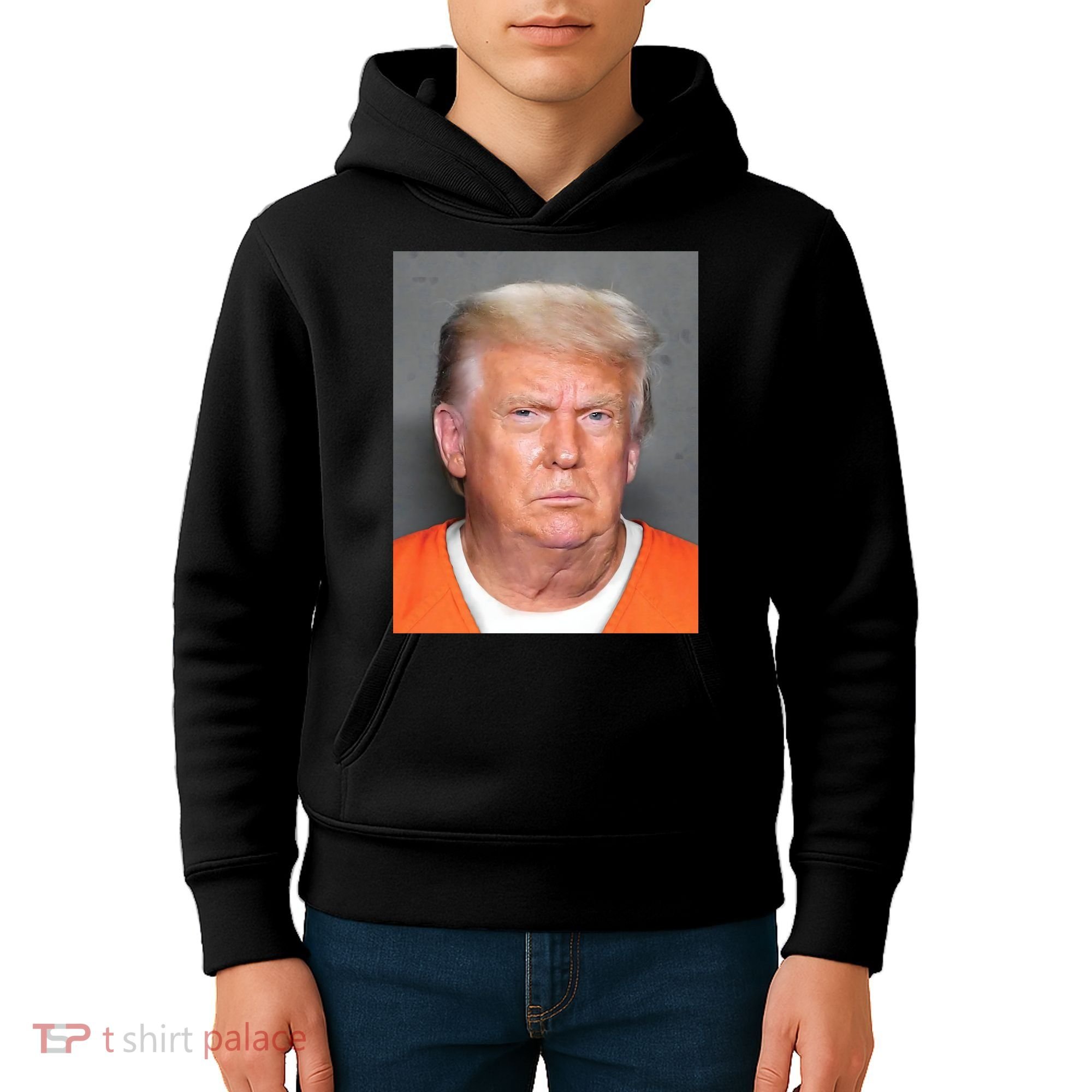 Trump Mugshot Kids Hoodie