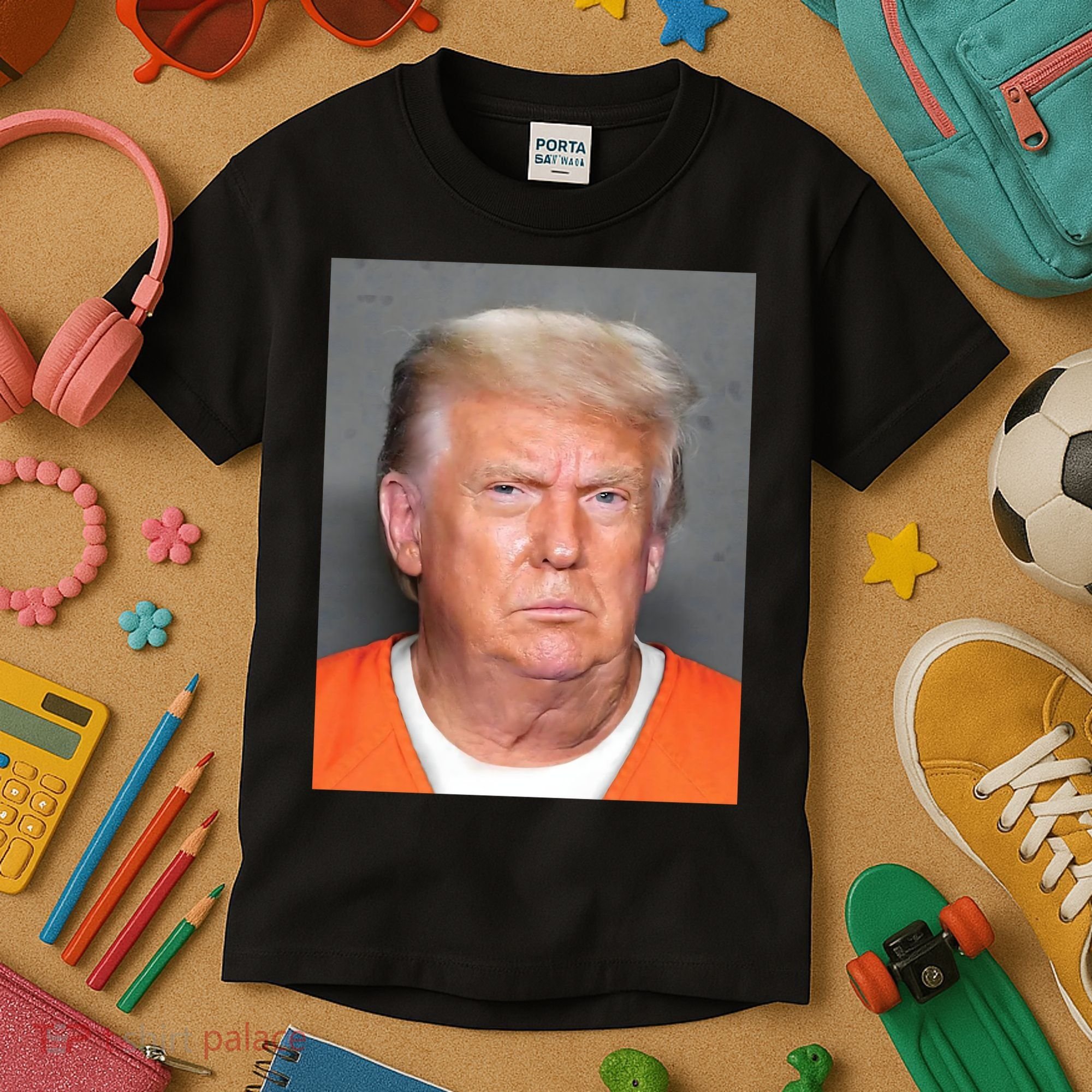 Trump Mugshot Kids T-Shirt