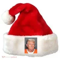Trump Mugshot Santa Hat thumb 0