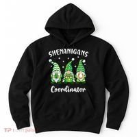 Teacher Mom St Patricks Day Shenanigans Coordinator Gnome Hoodie thumb 0
