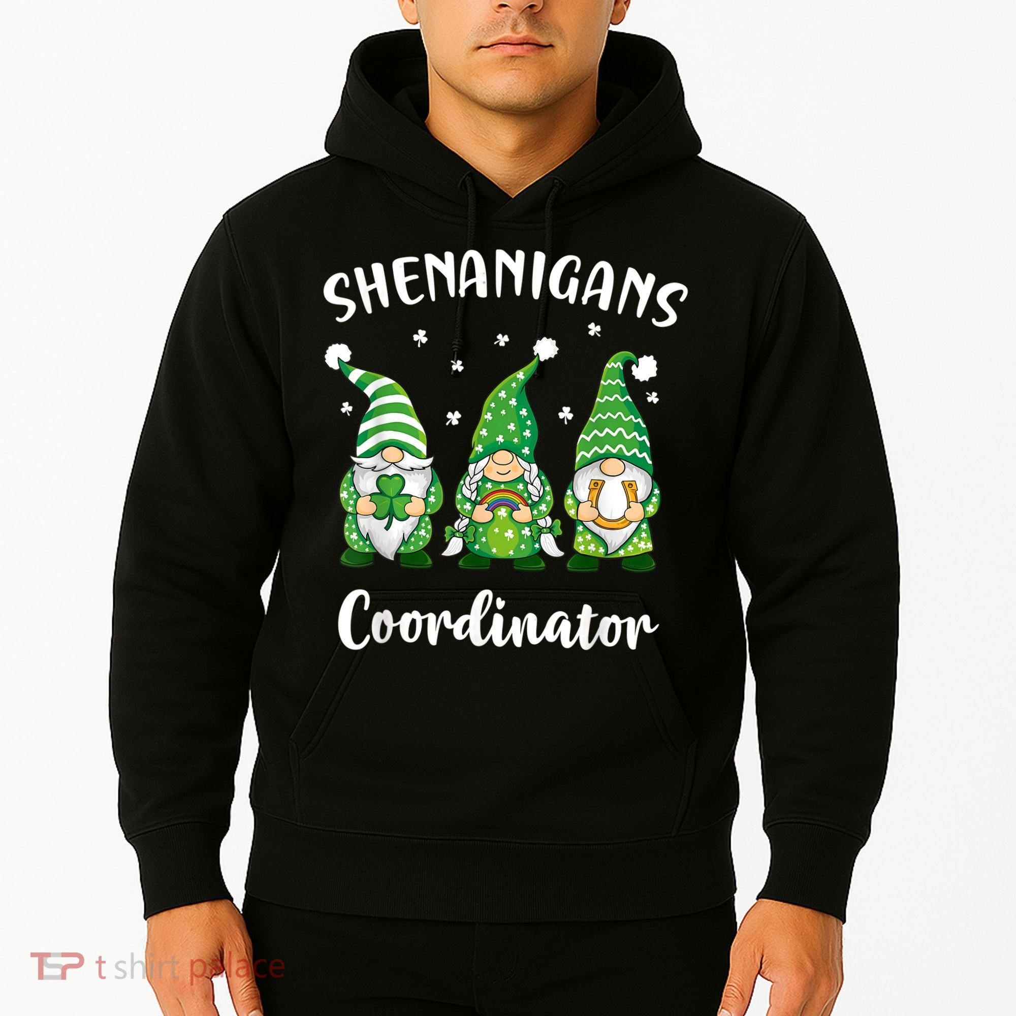 Teacher Mom St Patricks Day Shenanigans Coordinator Gnome Hoodie