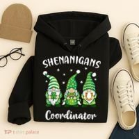 Teacher Mom St Patricks Day Shenanigans Coordinator Gnome Hoodie thumb 4