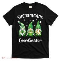 Teacher Mom St Patricks Day Shenanigans Coordinator Gnome T-Shirt thumb 0