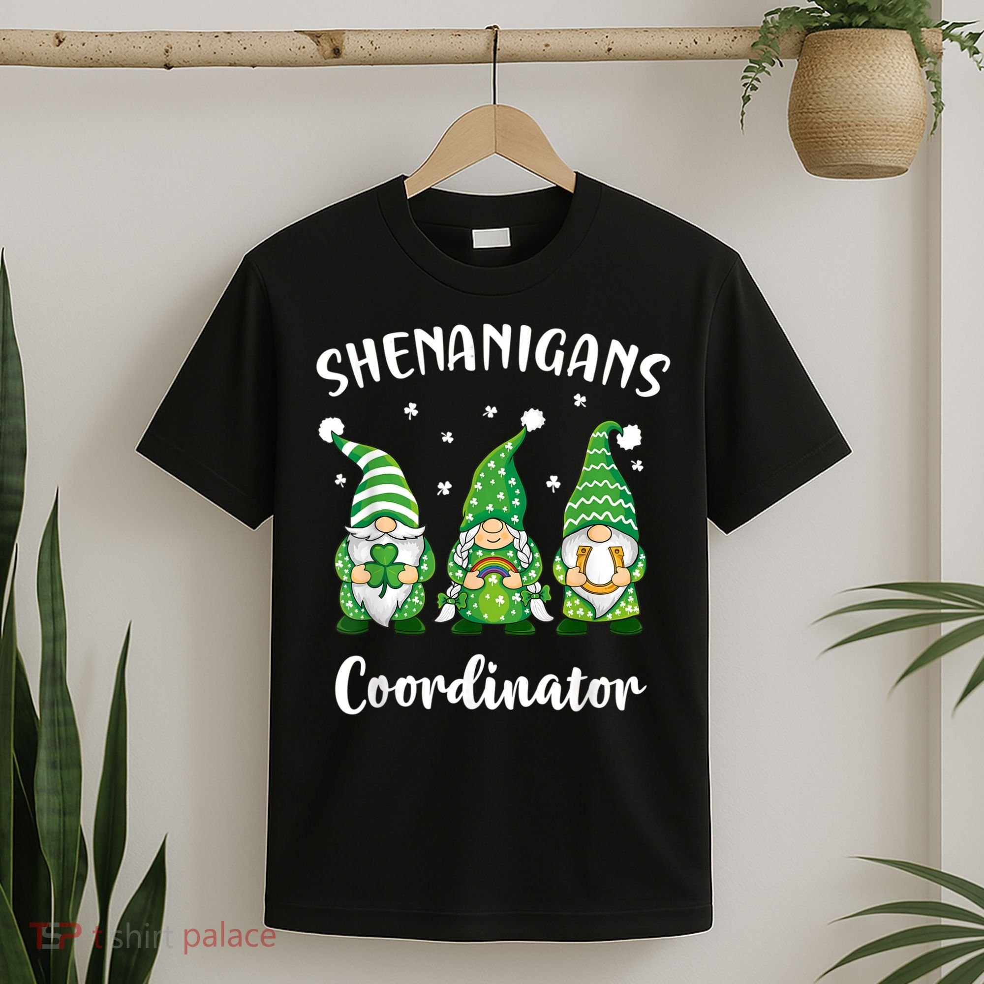 Teacher Mom St Patricks Day Shenanigans Coordinator Gnome T-Shirt