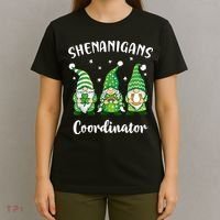 Teacher Mom St Patricks Day Shenanigans Coordinator Gnome T-Shirt thumb 4