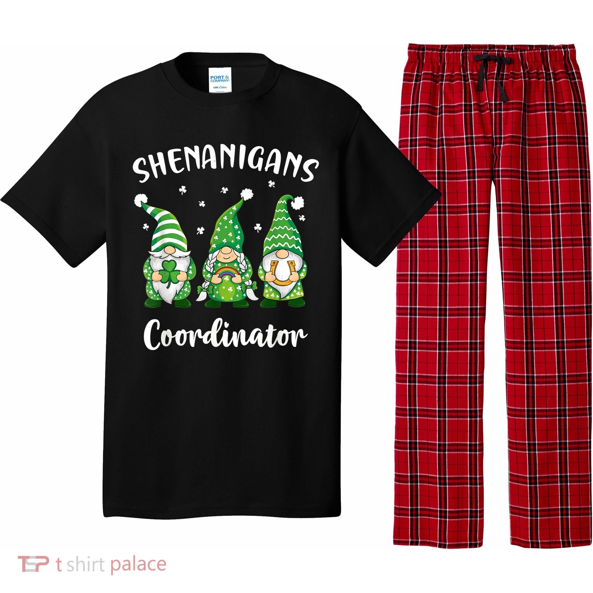 Teacher Mom St Patricks Day Shenanigans Coordinator Gnome Pajama Set