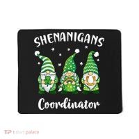 Teacher Mom St Patricks Day Shenanigans Coordinator Gnome Mousepad thumb 0