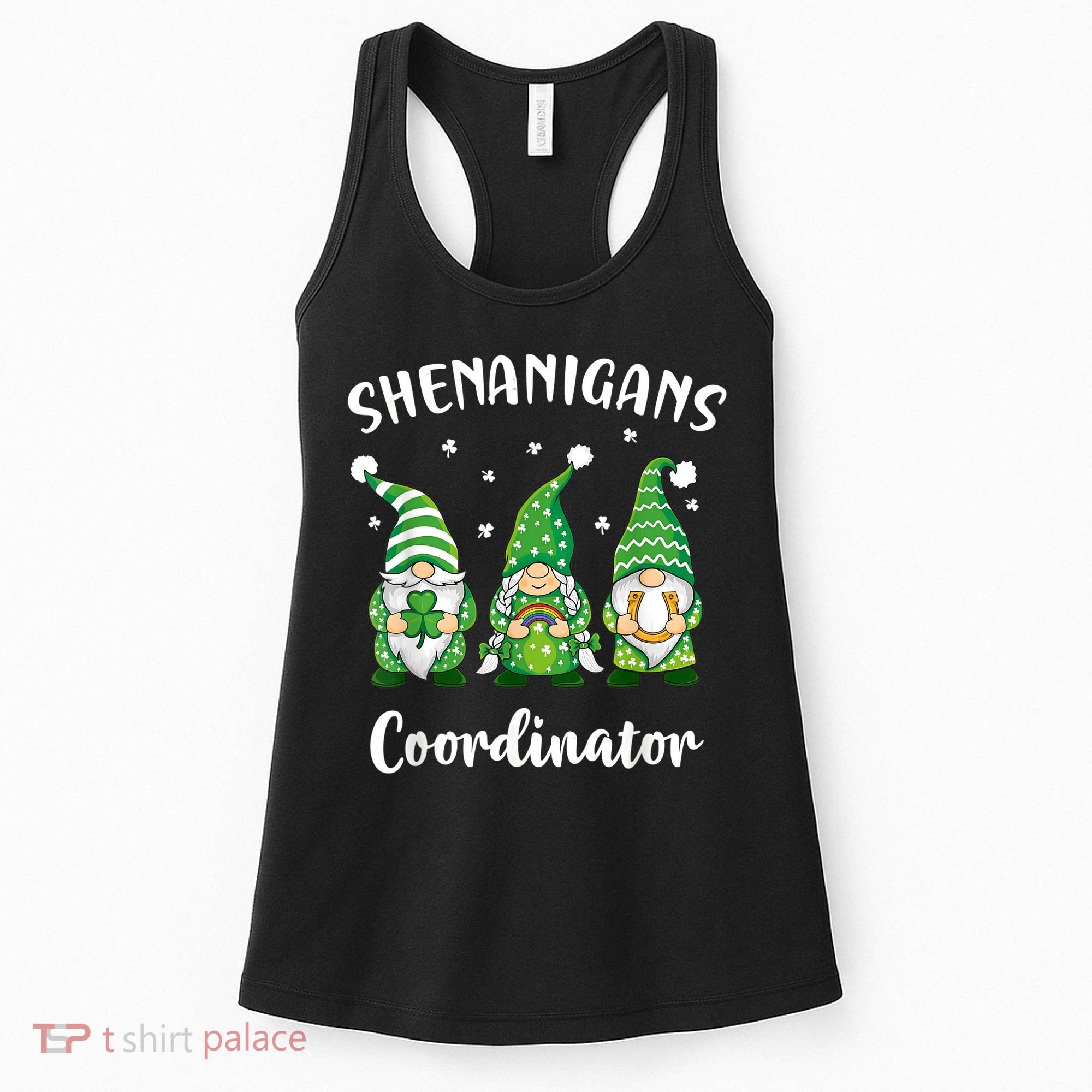 Teacher Mom St Patricks Day Shenanigans Coordinator Gnome Women's Tank Top
