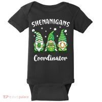 Teacher Mom St Patricks Day Shenanigans Coordinator Gnome Baby Bodysuit thumb 0