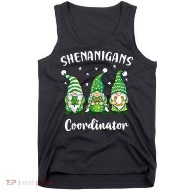 Teacher Mom St Patricks Day Shenanigans Coordinator Gnome Tank Top