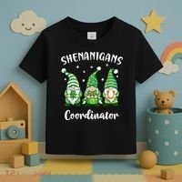 Teacher Mom St Patricks Day Shenanigans Coordinator Gnome Toddler T-Shirt thumb 3