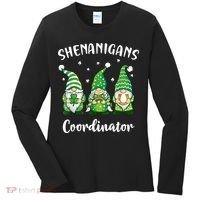 Teacher Mom St Patricks Day Shenanigans Coordinator Gnome Women's Long Sleeve Shirt thumb 0