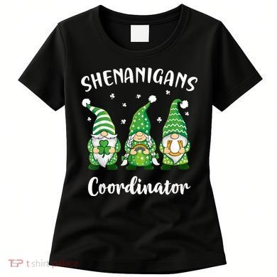 Teacher Mom St Patricks Day Shenanigans Coordinator Gnome Women's T-Shirt
