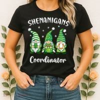 Teacher Mom St Patricks Day Shenanigans Coordinator Gnome Women's T-Shirt thumb 2