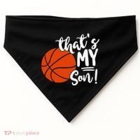 ThatS My Son Basketball Lovers Gifts For Mom Or Dad USA-Made Doggie Bandana thumb 0