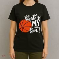 ThatS My Son Basketball Lovers Gifts For Mom Or Dad T-Shirt thumb 4