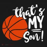 ThatS My Son Basketball Lovers Gifts For Mom Or Dad T-Shirt thumb 7