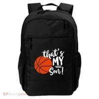 ThatS My Son Basketball Lovers Gifts For Mom Or Dad Backpack thumb 0