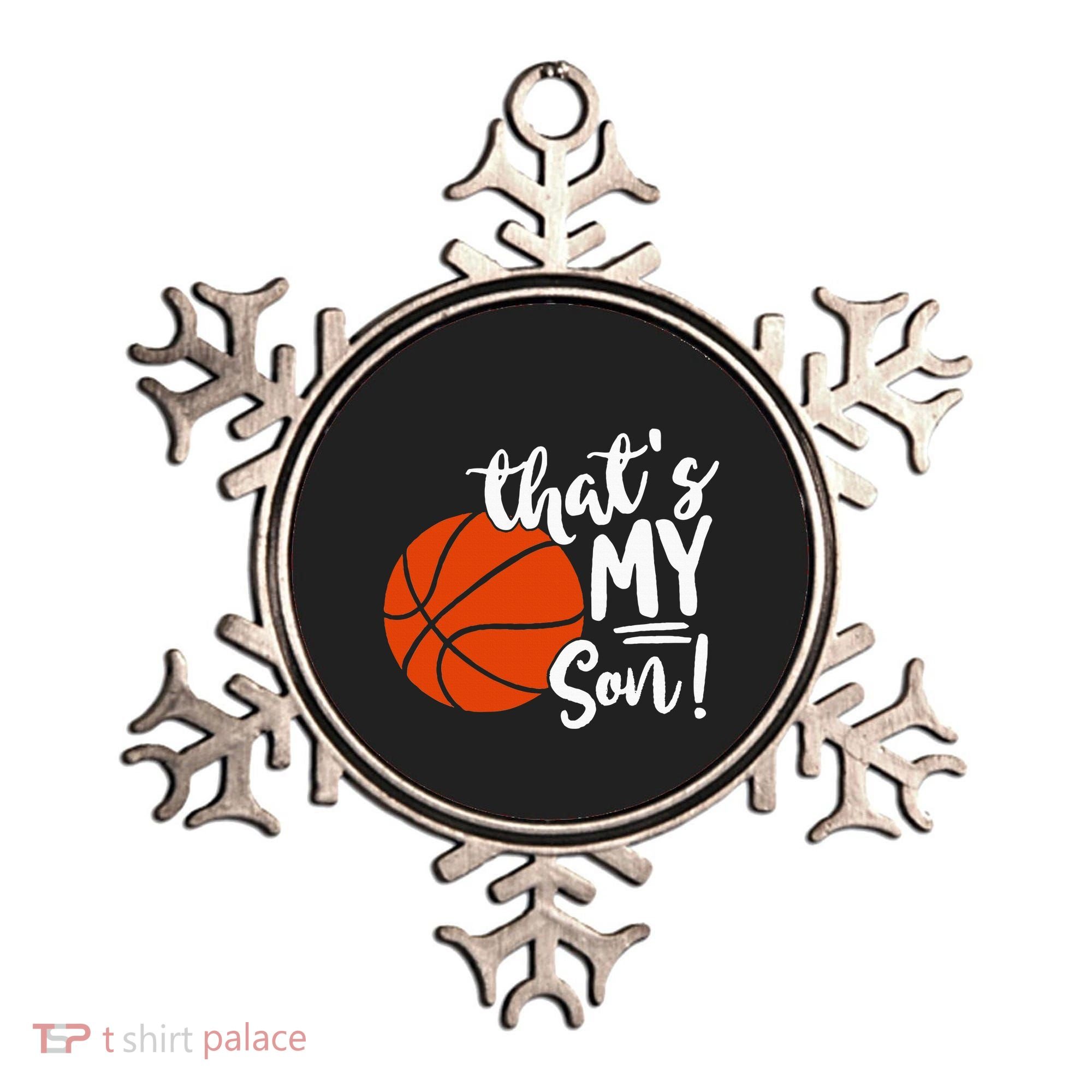 ThatS My Son Basketball Lovers Gifts For Mom Or Dad Ornament