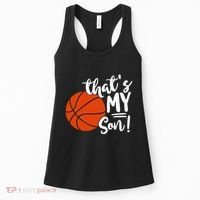 ThatS My Son Basketball Lovers Gifts For Mom Or Dad Women's Tank Top thumb 0