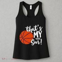 ThatS My Son Basketball Lovers Gifts For Mom Or Dad Women's Tank Top thumb 3