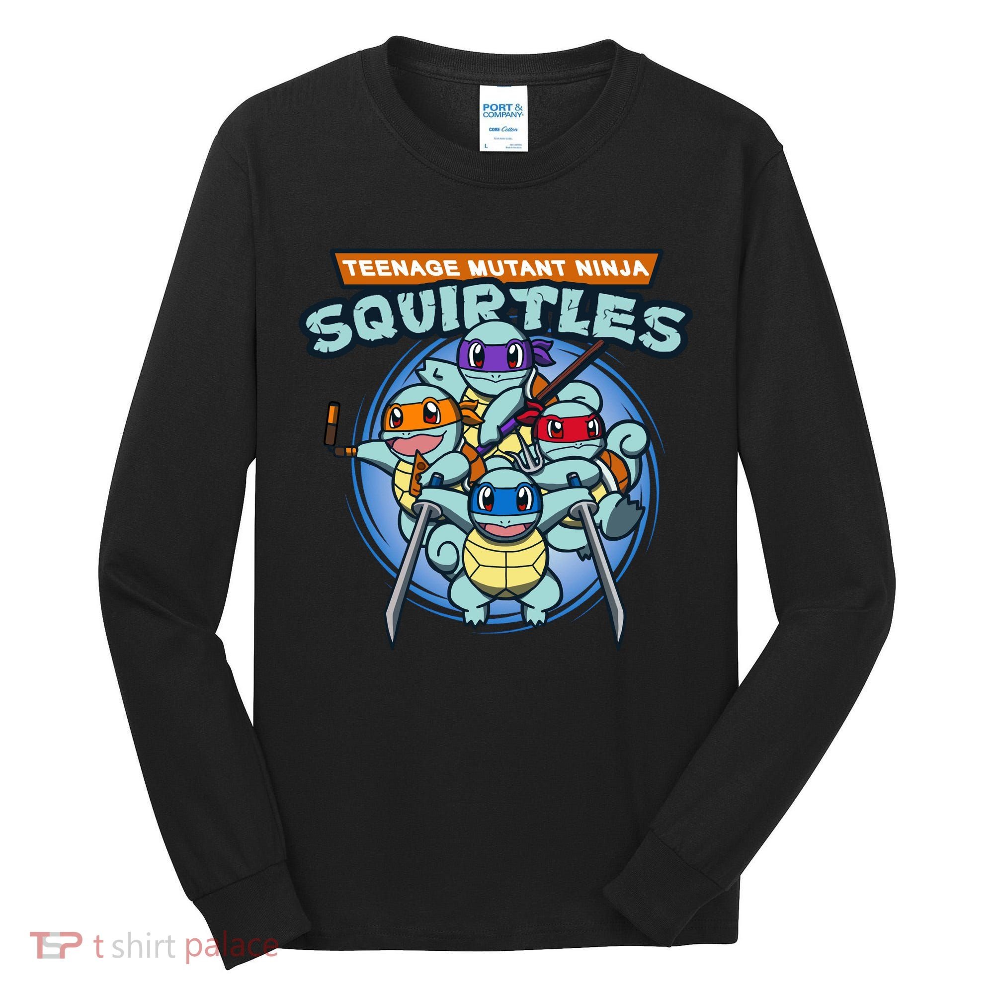 Teenage Mutant Squirtles Tall Long Sleeve Shirt