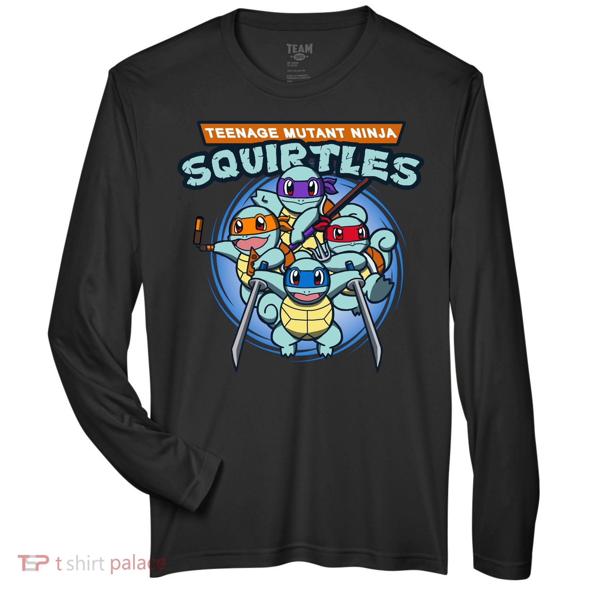 Teenage Mutant Squirtles Zone Performance Long-Sleeve T-Shirt