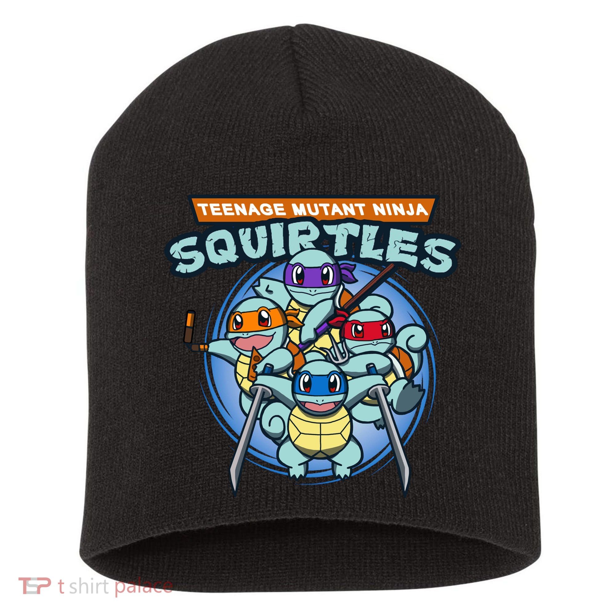 Teenage Mutant Squirtles Short Acrylic Beanie