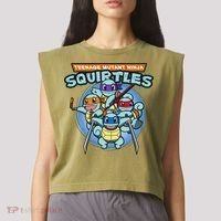 Teenage Mutant Squirtles Garment-Dyed Women's Muscle Tee thumb 2