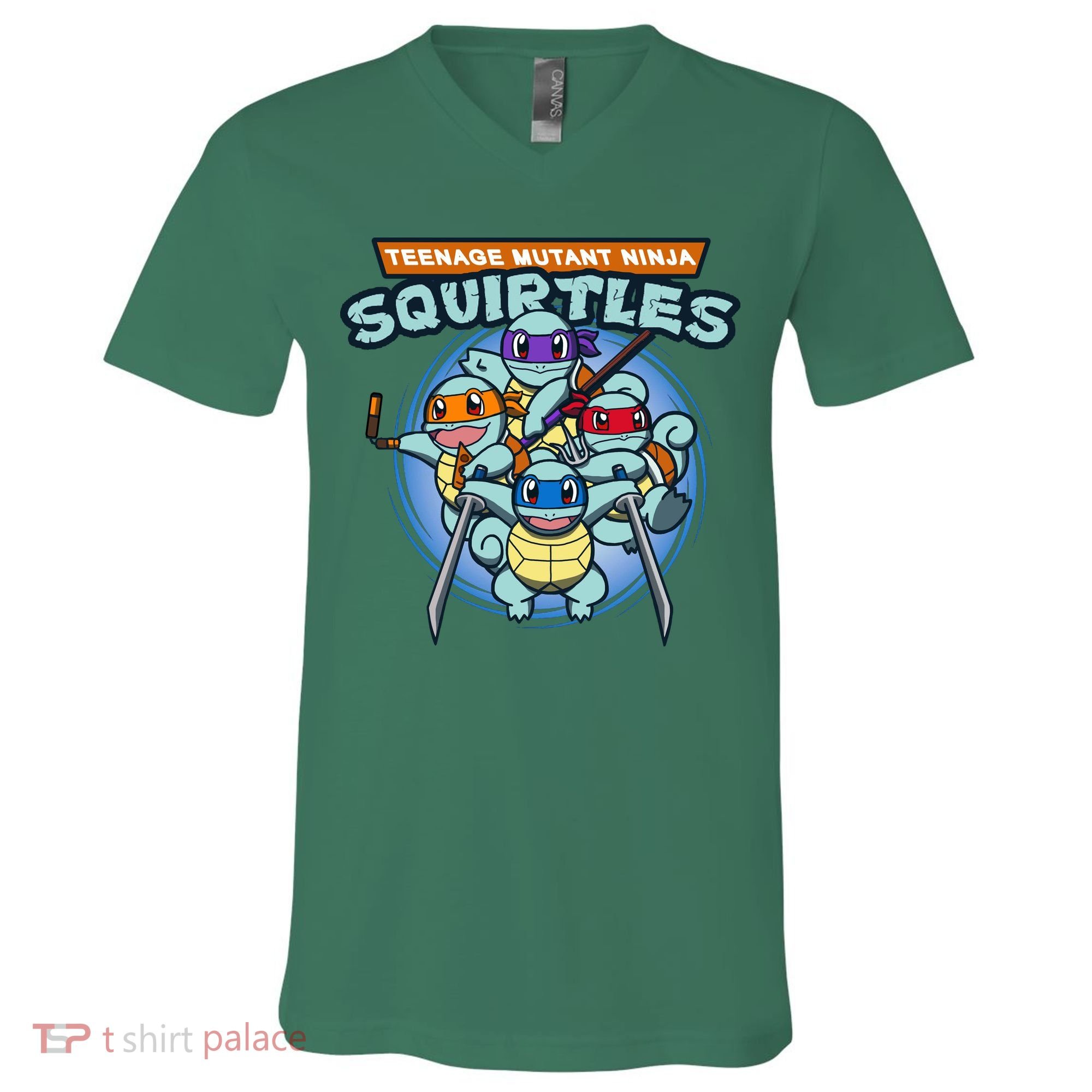 Teenage Mutant Squirtles V-Neck T-Shirt