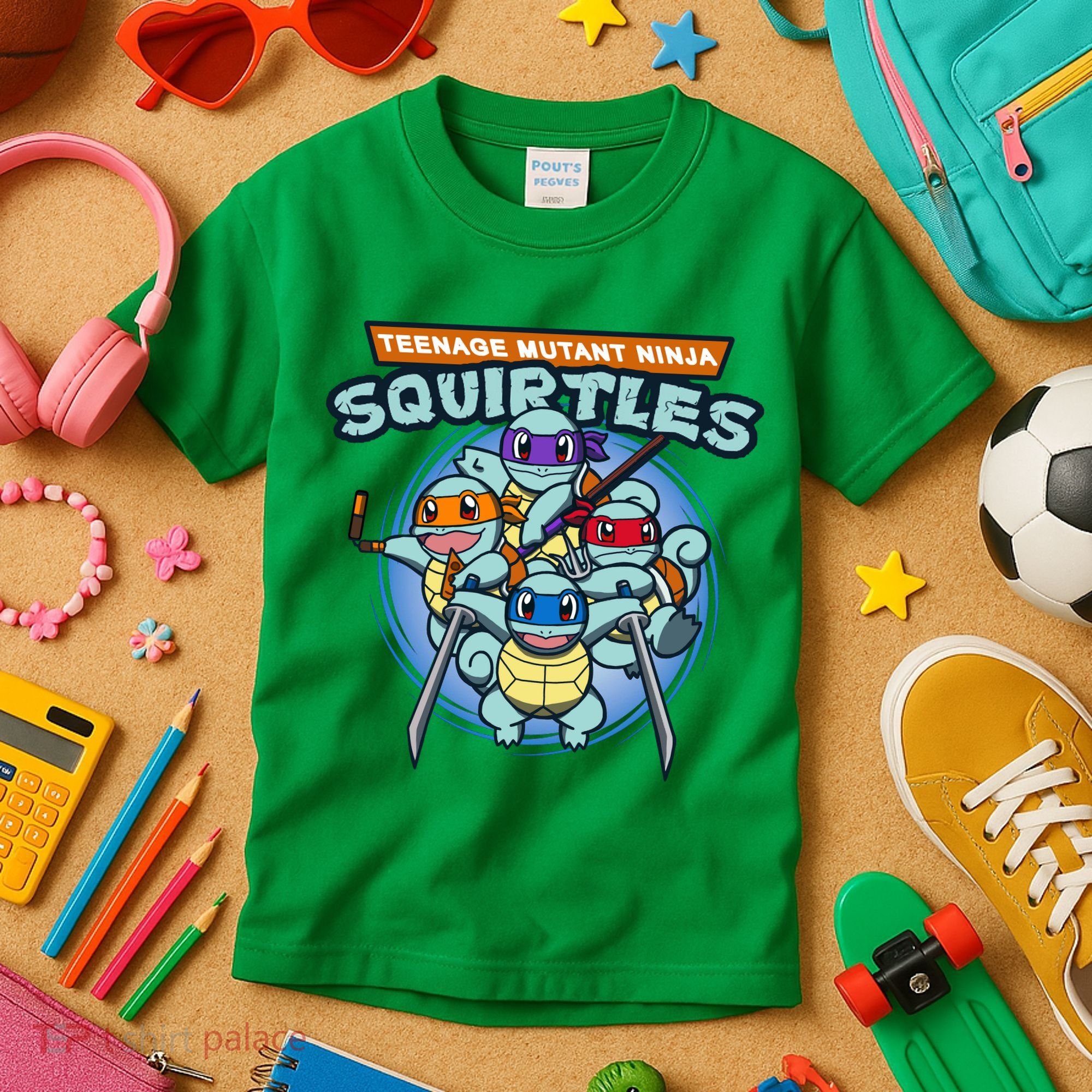 Teenage Mutant Squirtles Kids T-Shirt