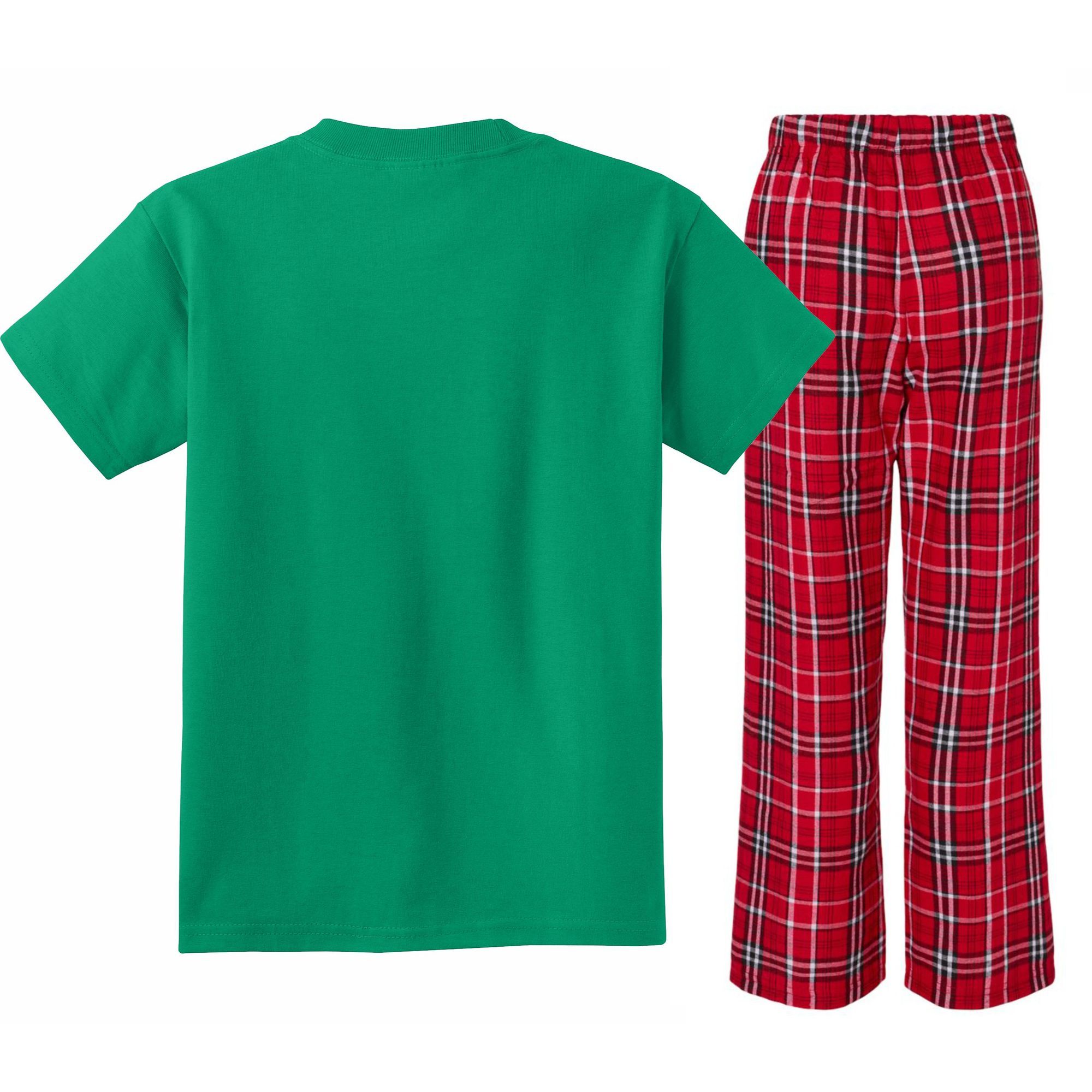 Teenage Mutant Squirtles Kids Plaid Pajama Set