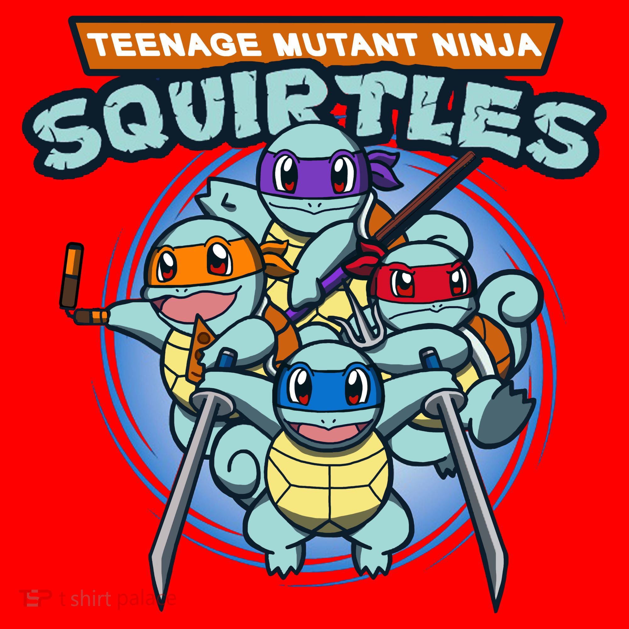 Teenage Mutant Squirtles Santa Hat