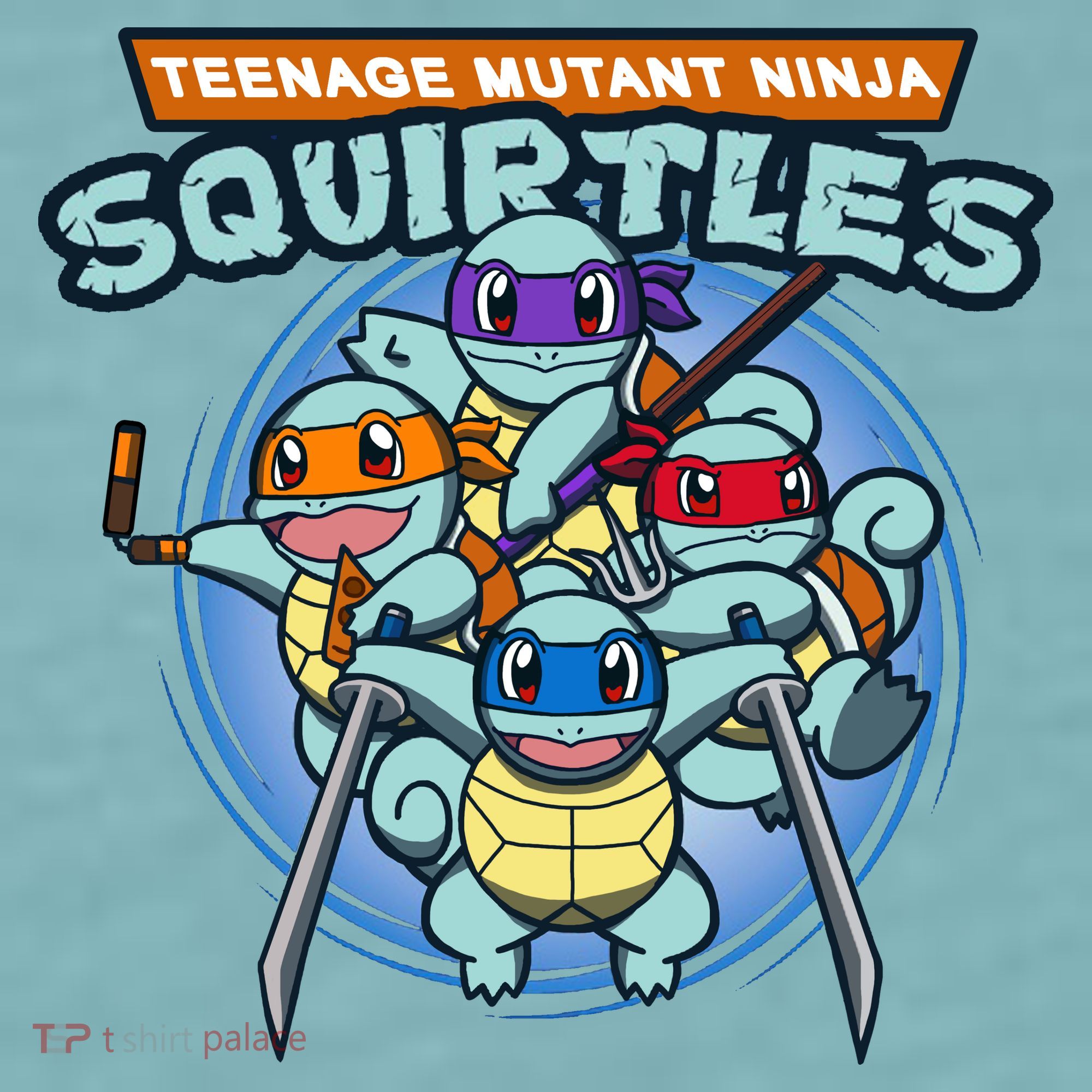 Teenage Mutant Squirtles Sueded Cloud Jersey T-Shirt