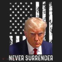 Trump Mug Shot Donald Trump Mug Shot Never Surrender Tumbler thumb 3