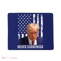 Trump Mug Shot Donald Trump Mug Shot Never Surrender Mousepad thumb 0
