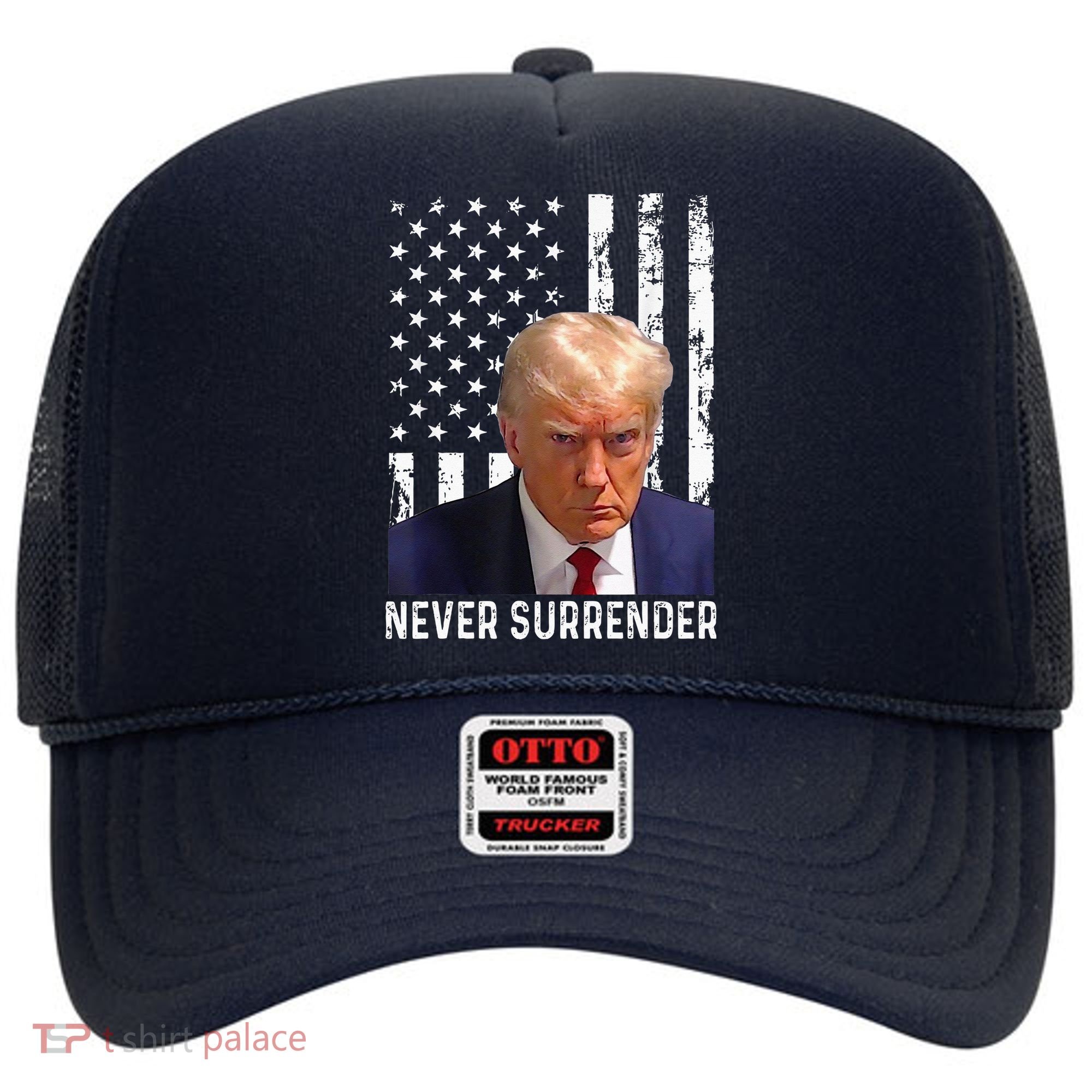 Trump Mug Shot Donald Trump Mug Shot Never Surrender Hat